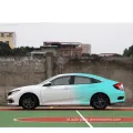 Film mobil warna ungu keren untuk cermin belakang